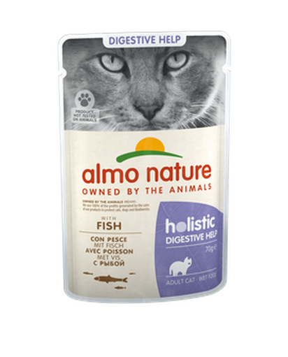 HOLISTIC FUNCTIONAL DIGESTIVE HELP CATS 30X70 G WITH FISH