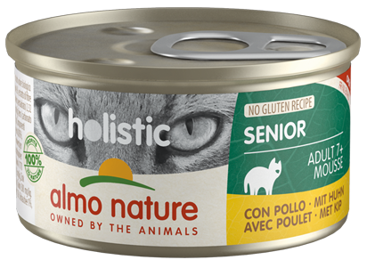 HOLISTIC CATS 24X85 G  ADULT 7+ WITH CHICKEN