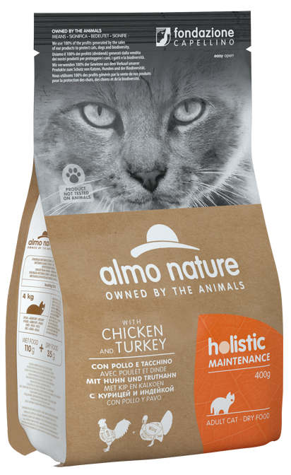 HOLISTIC CATS 6X400 G CHICKEN AND TURKEY