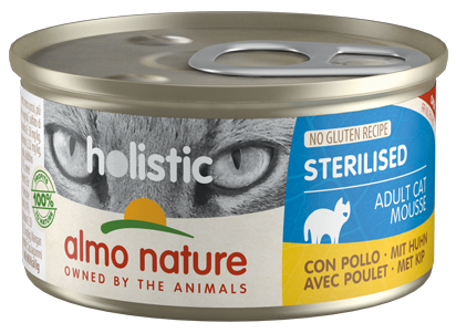 HOLISTIC FUNZIONALI CATS 24X85 G  STERILISED WITH CHICKEN