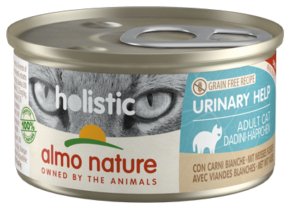 HOLISTIC FUNZIONALI CATS 24X85 G  URINARY HELP WITH WHITE MEATS