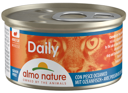 DAILY CATS 24X85 G MOUSSE WITH OCEANIC FISH
