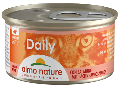 DAILY CATS 24X85 G  MOUSSE WITH SALMON