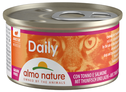 DAILY CATS 24X85 G  MOUSSE WITH TUNA AND SALMON