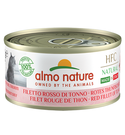 HFC NATURAL CATS MADE IN ITALY 24X70 G RED FILLET TUNA
