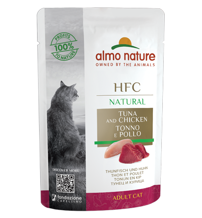 HFC NATURAL CAT 24X55 G TUNA AND CHICKEN