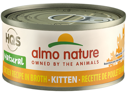 HQS NATURAL CAT 24X70 G KITTEN CHICKEN