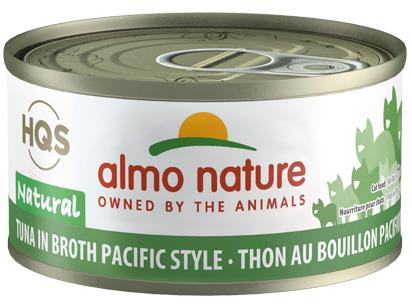 HQS NATURAL CAT 24X70 G TUNA IN BROTH PACIFIC STYLE