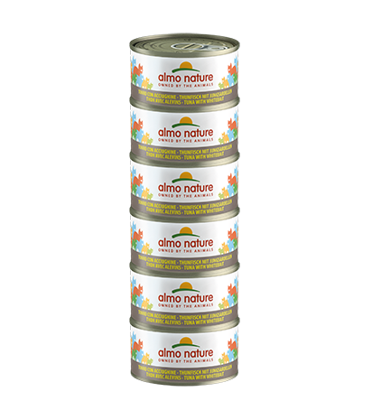 ALMO NATURE NATURAL CATS M MEGA 6X70G X18 TUNA WITH WHITE BAIT