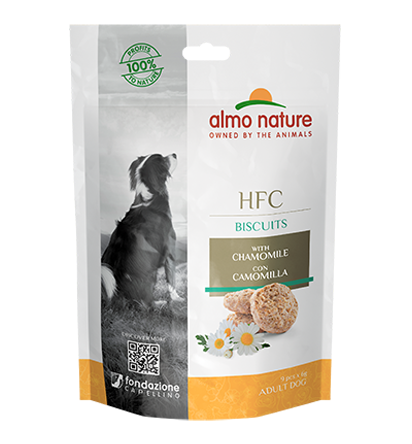 HFC BISCUITS DOG 9X6 G. X12 WITH CHAMOMILE