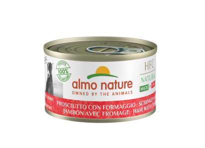 HFC NATURAL DOGS MADE IN ITALY 24X95 G HAM WITH CHEESE