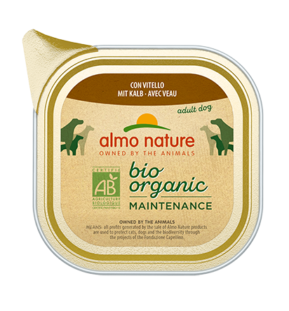 BIO ORGANIC DOGS 32X100 G WITH VEAL