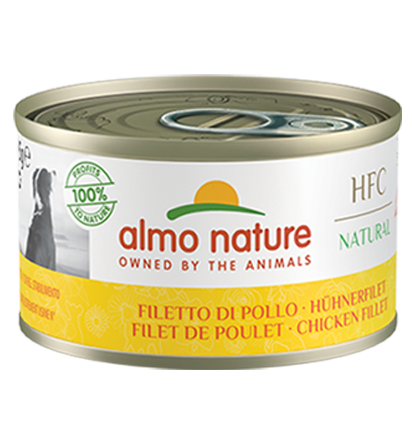 HFC NATURAL DOGS 24X95 G WITH CHICKEN FILLET