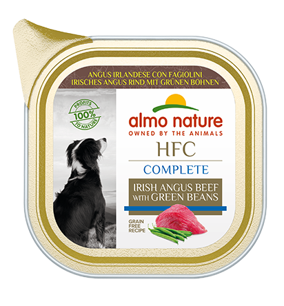 HFC COMPLETE DOGS 17x85 G IRISH ANGUS BEEF WITH GREEN BEANS