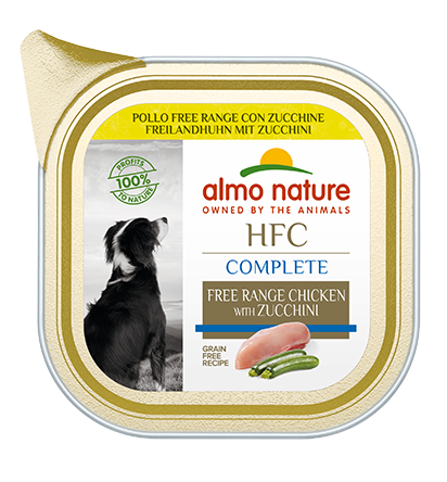HFC COMPLETE DOGS 17X85 G FREE RANGE CHICKEN WITH ZUCCHINI