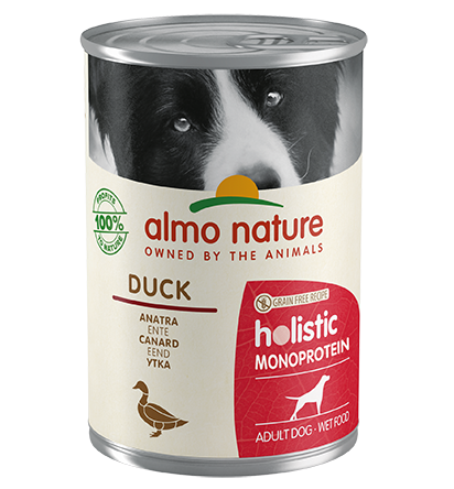 HOLISTIC MONOPROTEIN DOGS 24X400 G DUCK