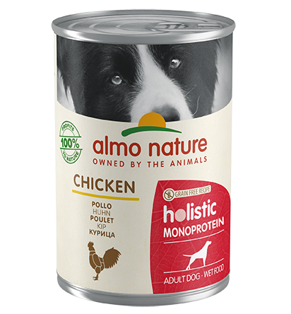 HOLISTIC MONOPROTEIN DOGS 24X400 G CHICKEN